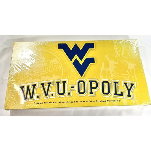 WVU-OPOLY Game West Virginia University Monopoly Board Game Brand New Sealed - Picture 1 of 13